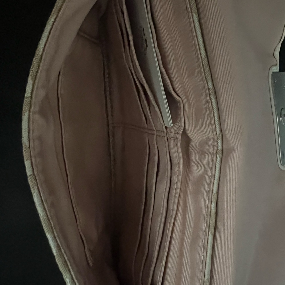 Coach Beige Signature Wristlet NWT - Picture 7 of 8